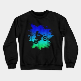 Motocross and Dirt Bike Crewneck Sweatshirt